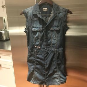 Diesel Denim sleeveless dress XS